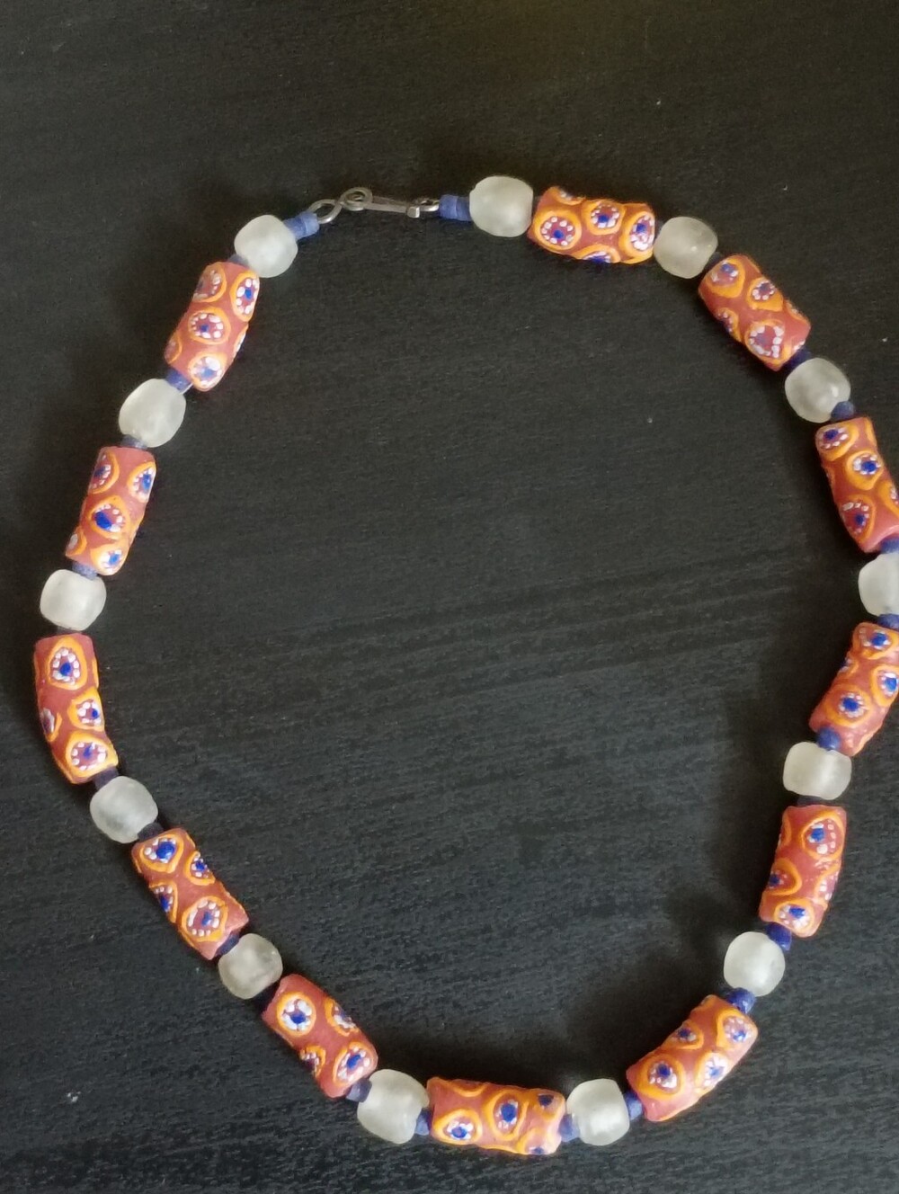 Beautiful Vintage Krobo Bead Necklace